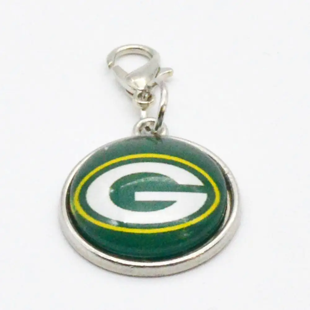 Серебряные Подвески с подвеской Green Bay Packers, подвески для браслета, ожерелья для женщин и мужчин, футбольные болельщики Paty Fashion