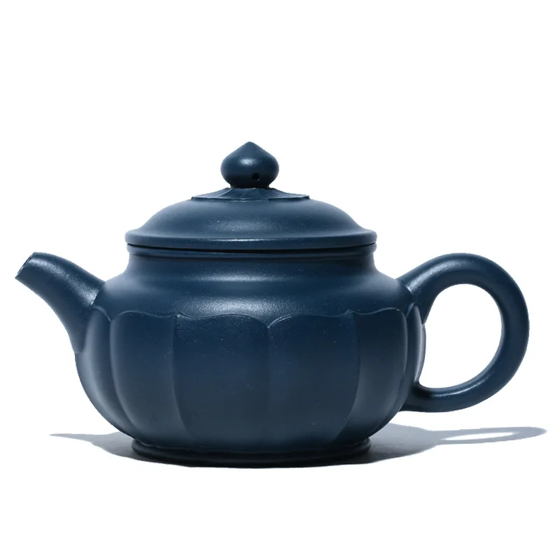 

Precious Azure Clay Purple Clay Teapot Yixing Famous Handmade Purple Clay Teapot Seiko Baoling Flower Teapot Kung FuTea Set