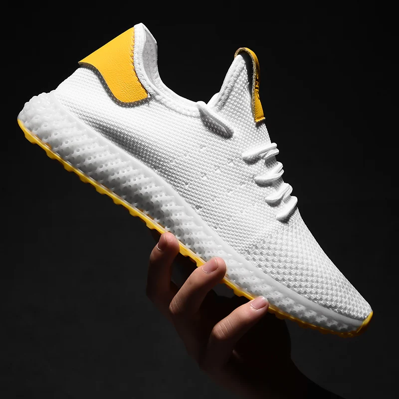 

Men Casual Shoes Sneakers Fashion Light Breathable Spring For Summer White Man Men's Mesh Causal Male Sport