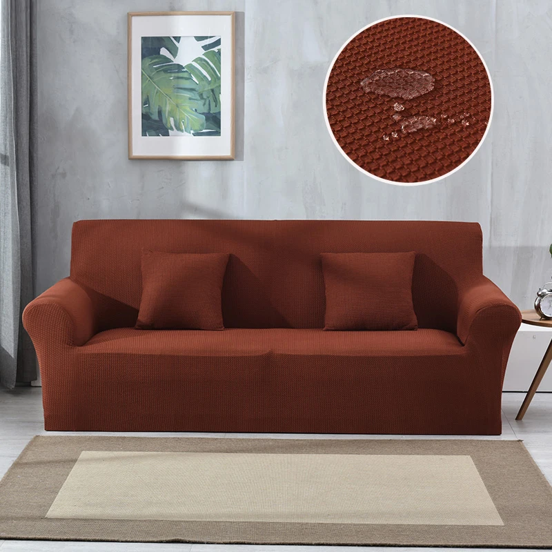 Slipcovers водоотталкивающий стрейч чехол для дивана утолщенный жаккардовый клетчатый чехол для дивана для гостиной мебель для питомцев протектор