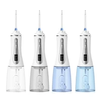 rechargeable black oral irrigator water pick flosser great way to floss for your teeth in the shower