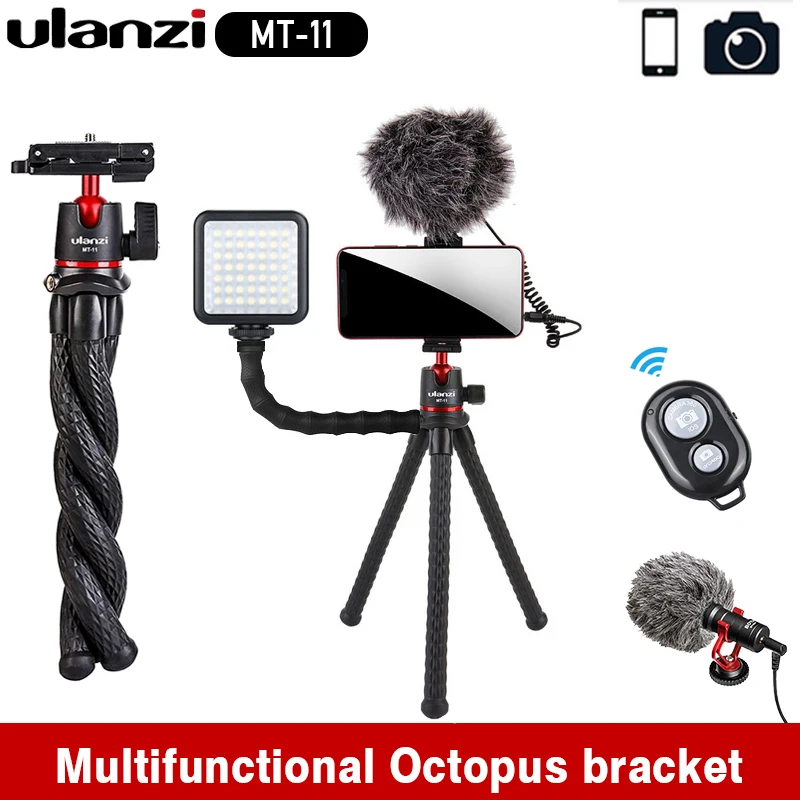 Мини штатив Осьминог Ulanzi гибкий с шаровой головкой 360 градусов|Штативы| |