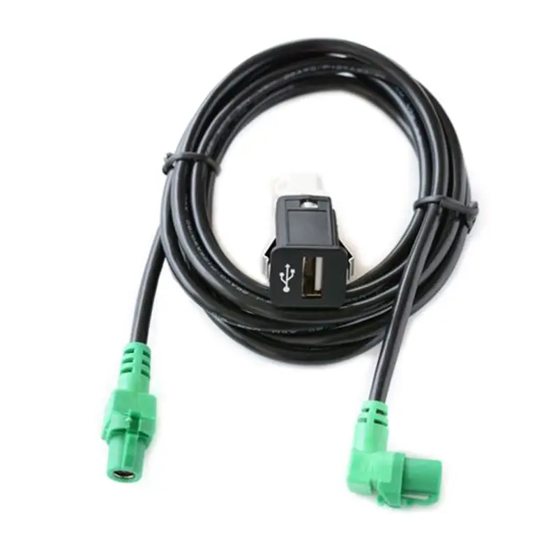 

150cm USB Wire Cable Harness Socket Switch For BMW E60 E81 E70 E90 F12 F30 F10 F25 Wiring Harness USB Switch C45