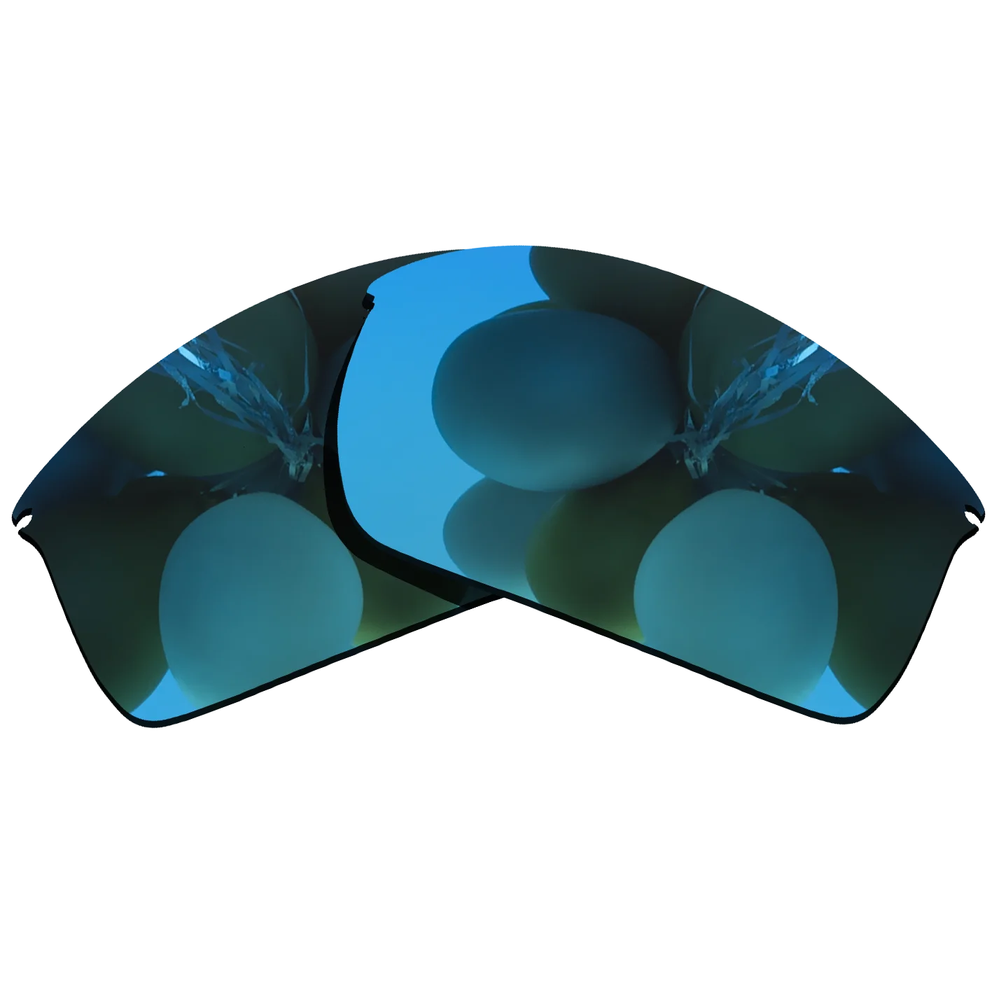 

Голубые зеркальные поляризованные Сменные линзы для оправы солнцезащитных очков с проводом 100% UVA & UVB