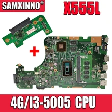 X555LJ MAIN_BD._4G/I3-5005CPU/AS GT920M/2G mainboard REV 3.6 For Asus X555LJ LB X555LF X555LD X555L VM590L laptop motherboard