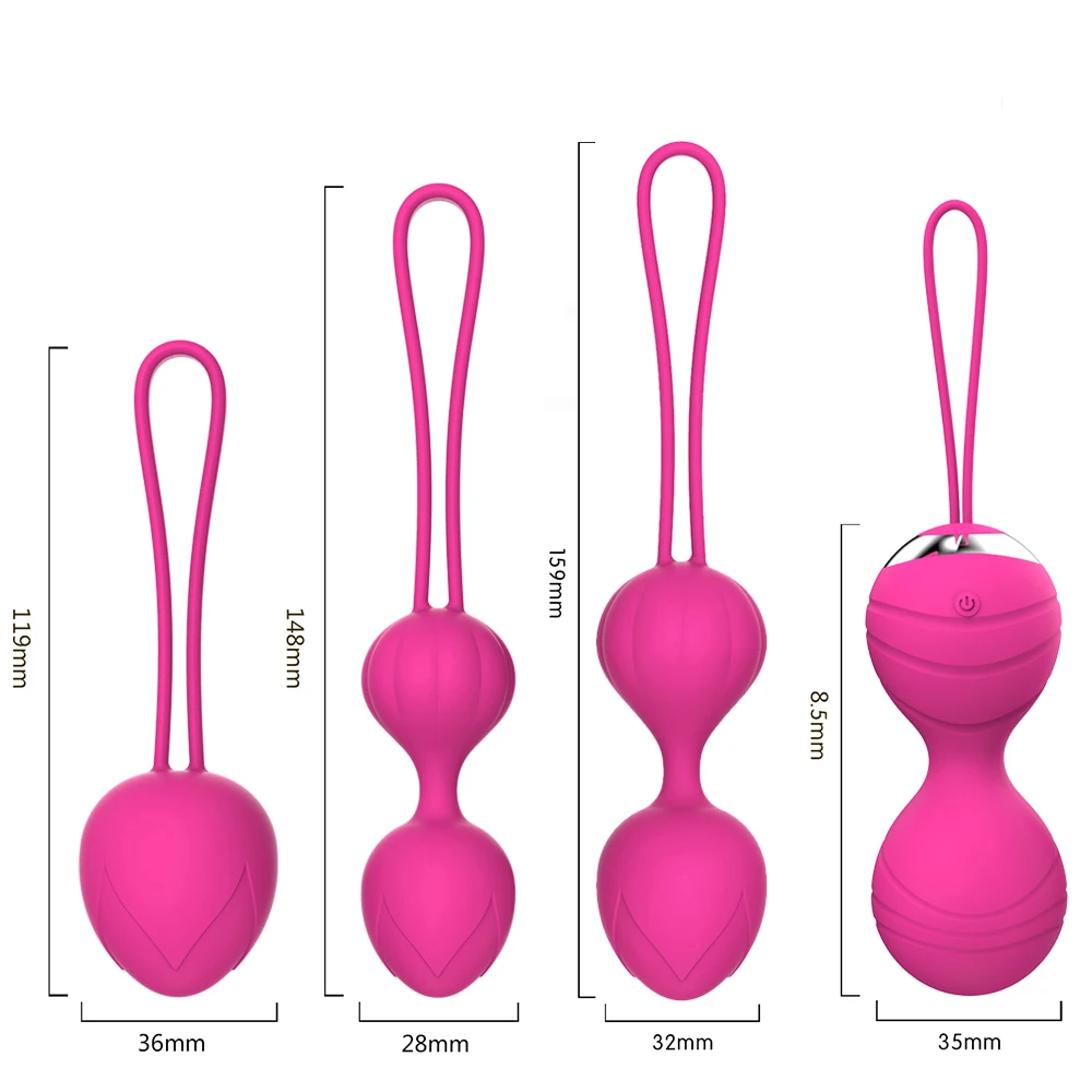 5 шт. вагинальные шарики для затяжки упражнений Кегель вибрирующие яйца