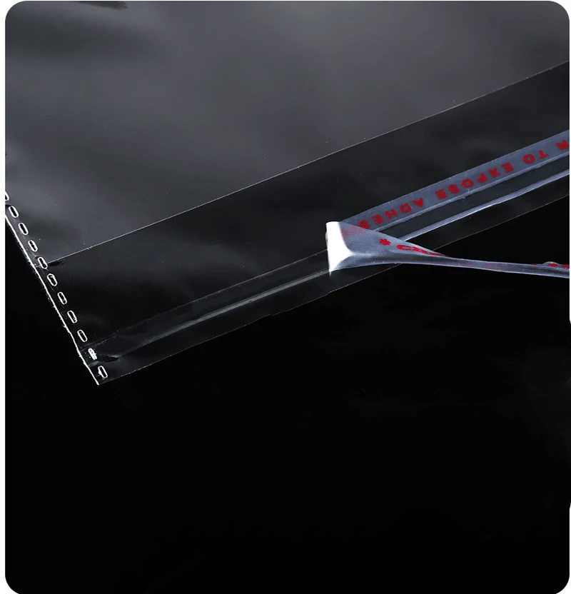 

100PCS Transparent Self Adhesive Seal Plastic Packaging Bag Resealable Cellophane OPP Poly Packaging bags for daily supplies