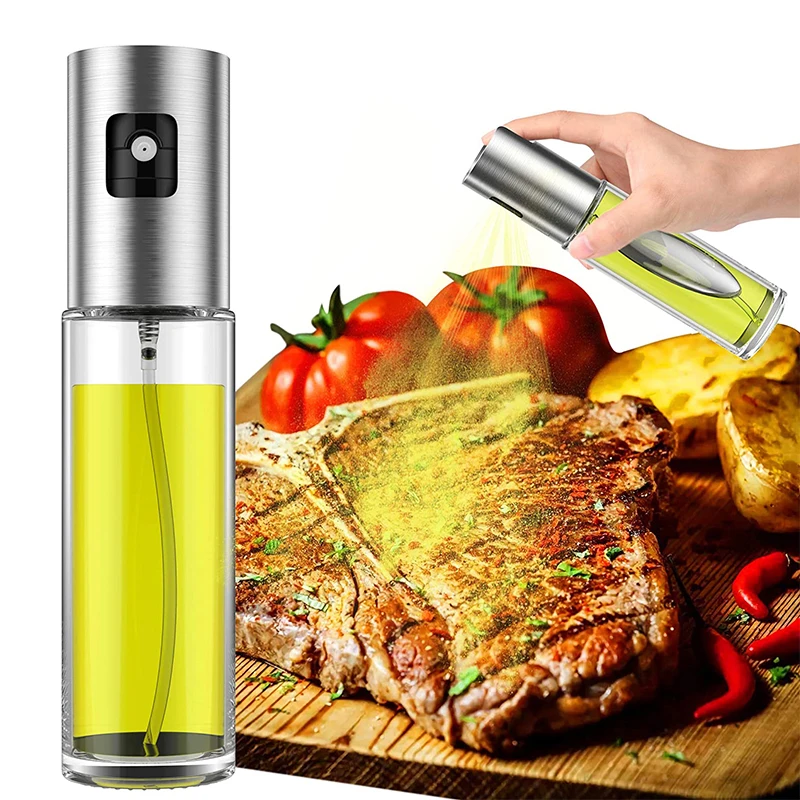 Оливковое масло опрыскиватель для Пособия по кулинарии 100 мл Нержавеющая сталь