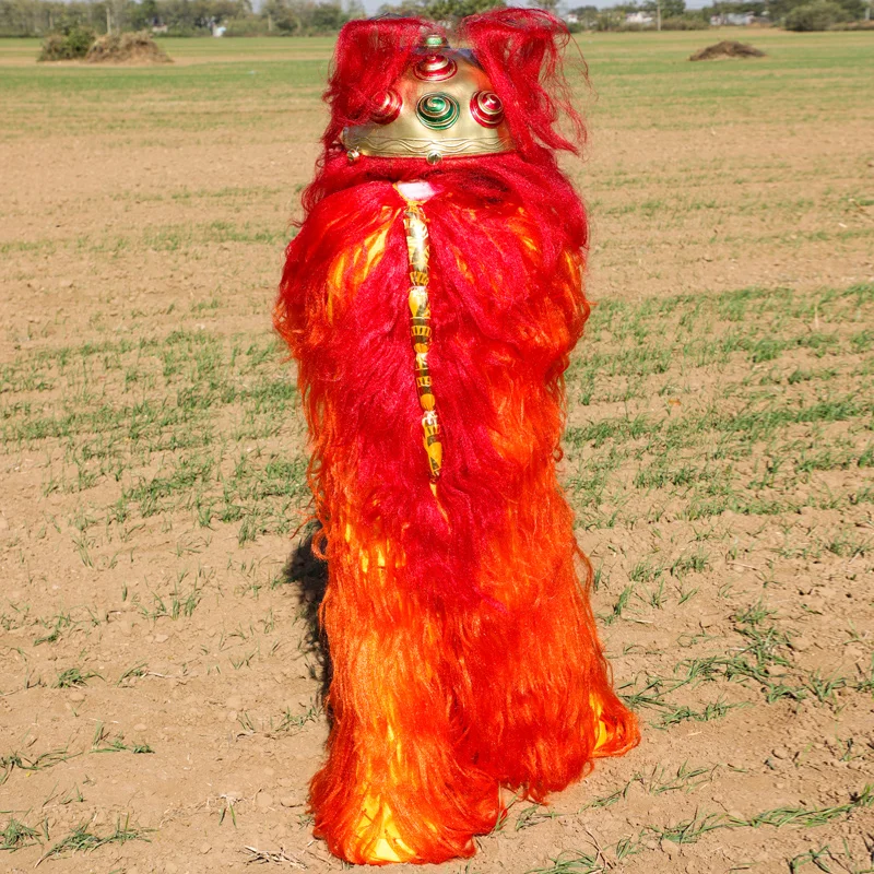 Рекламный китайский костюм для одного человека взрослых танца льва детей и