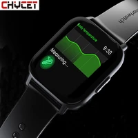 chycet smart watch men body temperature full touch smartwatch women heart rate blood oxygen fitness tracker fashion clock 2021