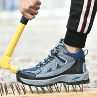 men steel toe cap work safety shoes anti puncture working sneakers male indestructible work shoes men boots lightweight men