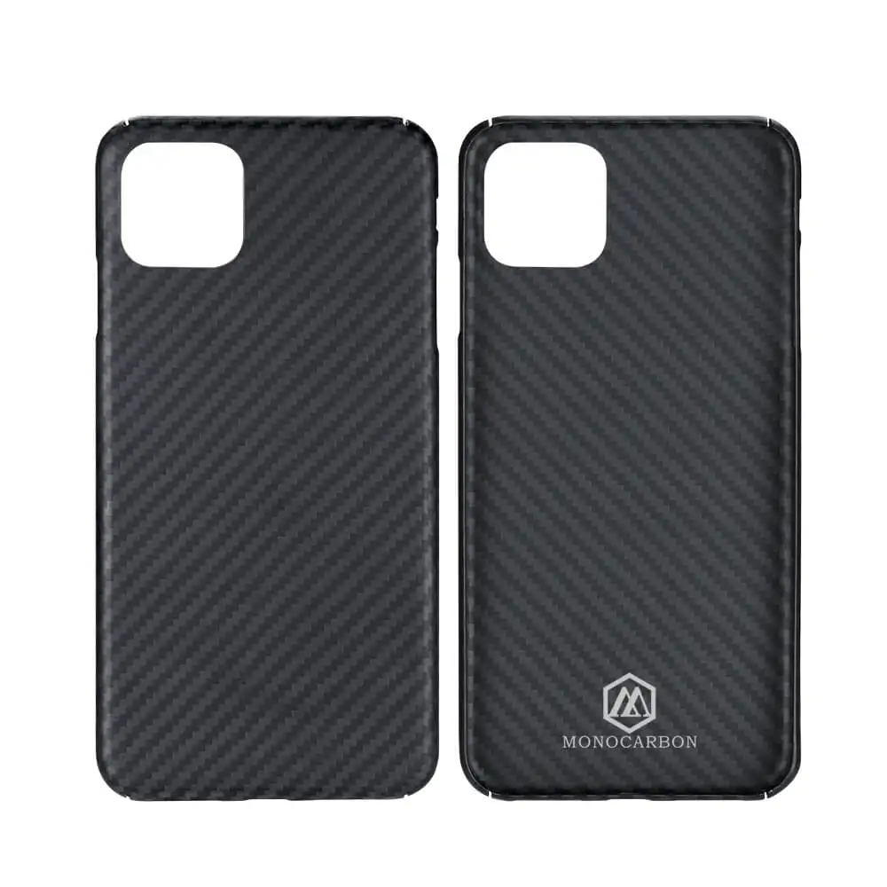MONOCARBON арамидное волокно чехол для iPhone 11 Pro 5,8 ''11 6,1'' 11 Pro 6,5 ''с 4 Сторон защиты Тонкий чехол