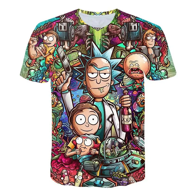

Children's 3D Animation T-Shirt Boys Girls Cartoon Printed T-Shirt Casual Sports Shirt 3t4t5t6t7t8t9t10t11t12t13t14t