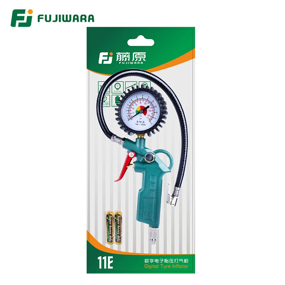 FUJIWARA Автомобильный манометр для шин цифровой дисплей/шкала со