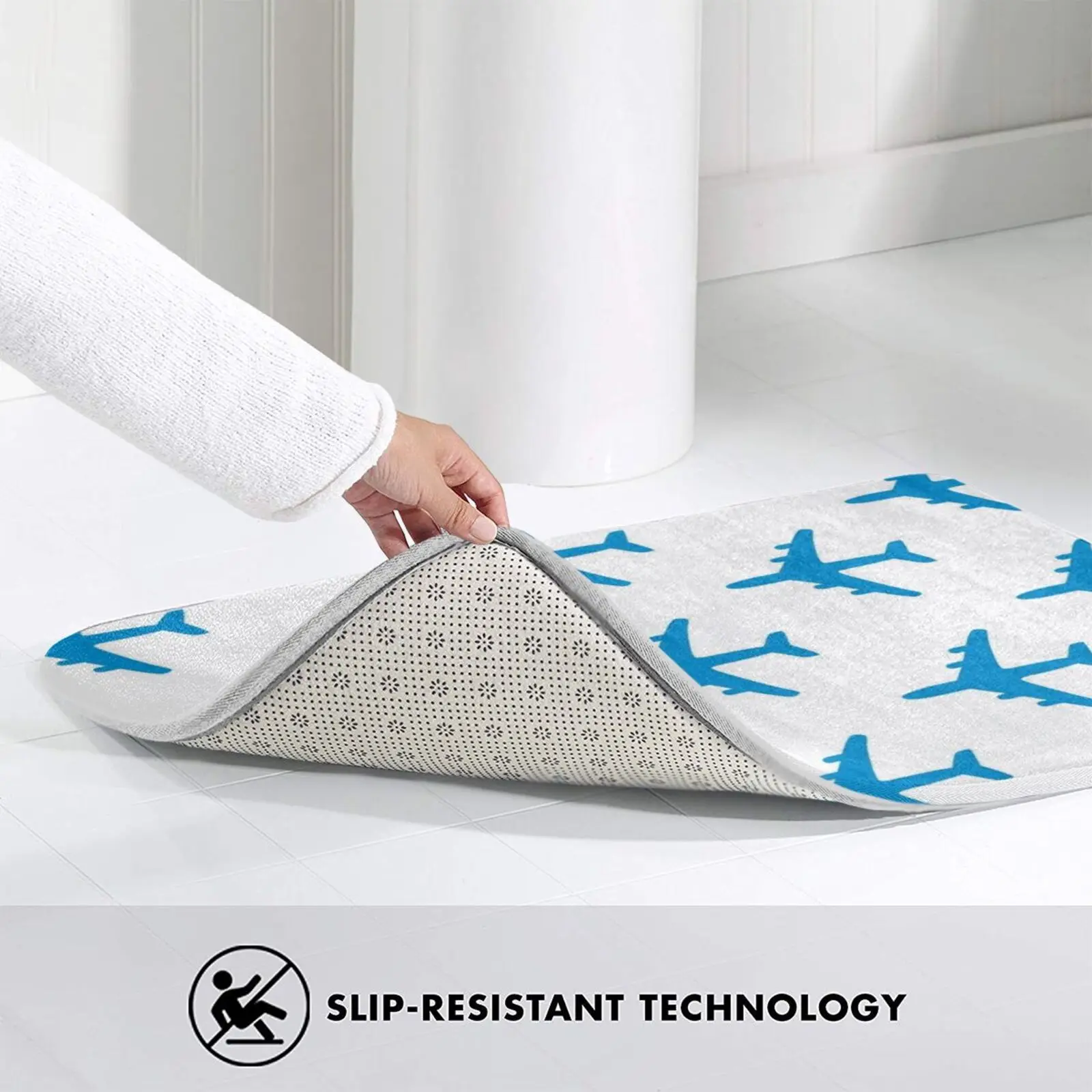 

Plane Mat Rug Carpet Anti-Slip Floor Mats Bedroom Plane Fly Pilot