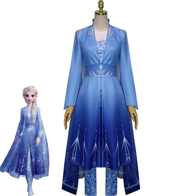 Платье Снежной Королевы Эльзы карнавальный костюм снежной принцессы для
