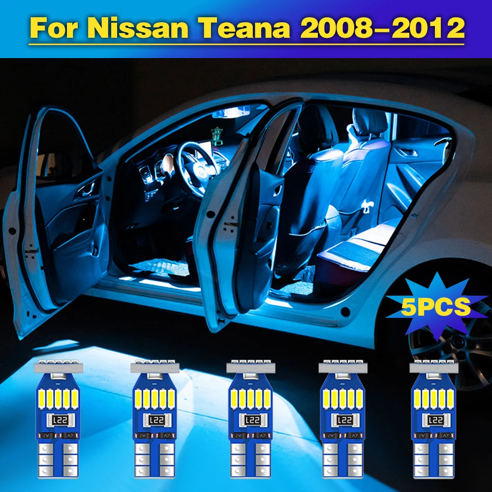 Автомобильные светодиодсветодиодный лампы без ошибок 5 шт. купольная лампа для