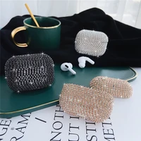 tfshining for airpods pro case luxury glitter 3d diamond earphone cover for airpods 3 bling hard protect girls case for airpods3