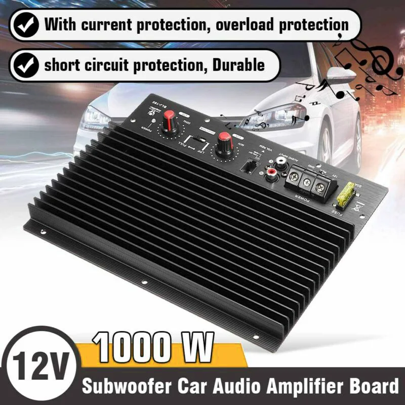 Горячая Распродажа стерео Ремонт аудио 12 в усилитель мощности платы Hi-Fi 200 Вт Max 1000