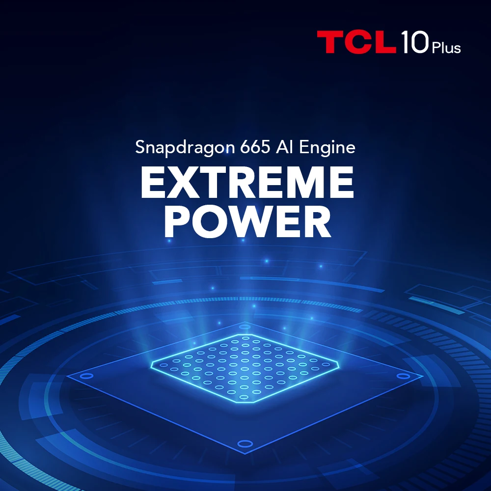 Мобильный телефон Global TCL 10 Plus 6 ГБ/256 ГБ NFC безрамочный дисплей 47 дюйма AMOLED Snapdragon 665