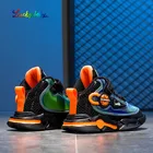 2021 Весенняя детская спортивная обувь для мальчиков кроссовки для бега повседневные кроссовки Удобная детская модная обувь легкая обувь на платформе