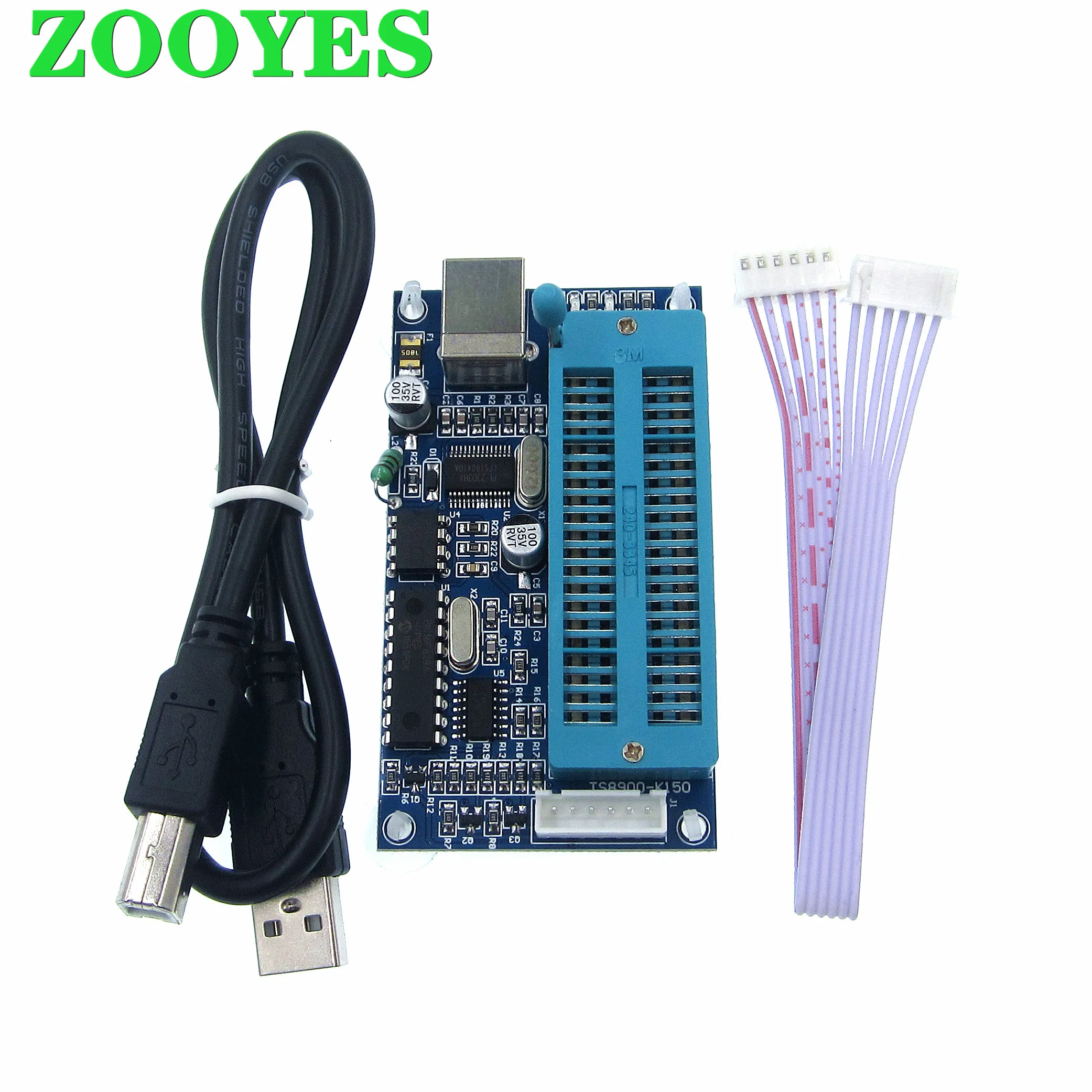 

New original 5SET PIC Microcontroller USB Automatic Programming Programmer K150 + Cable