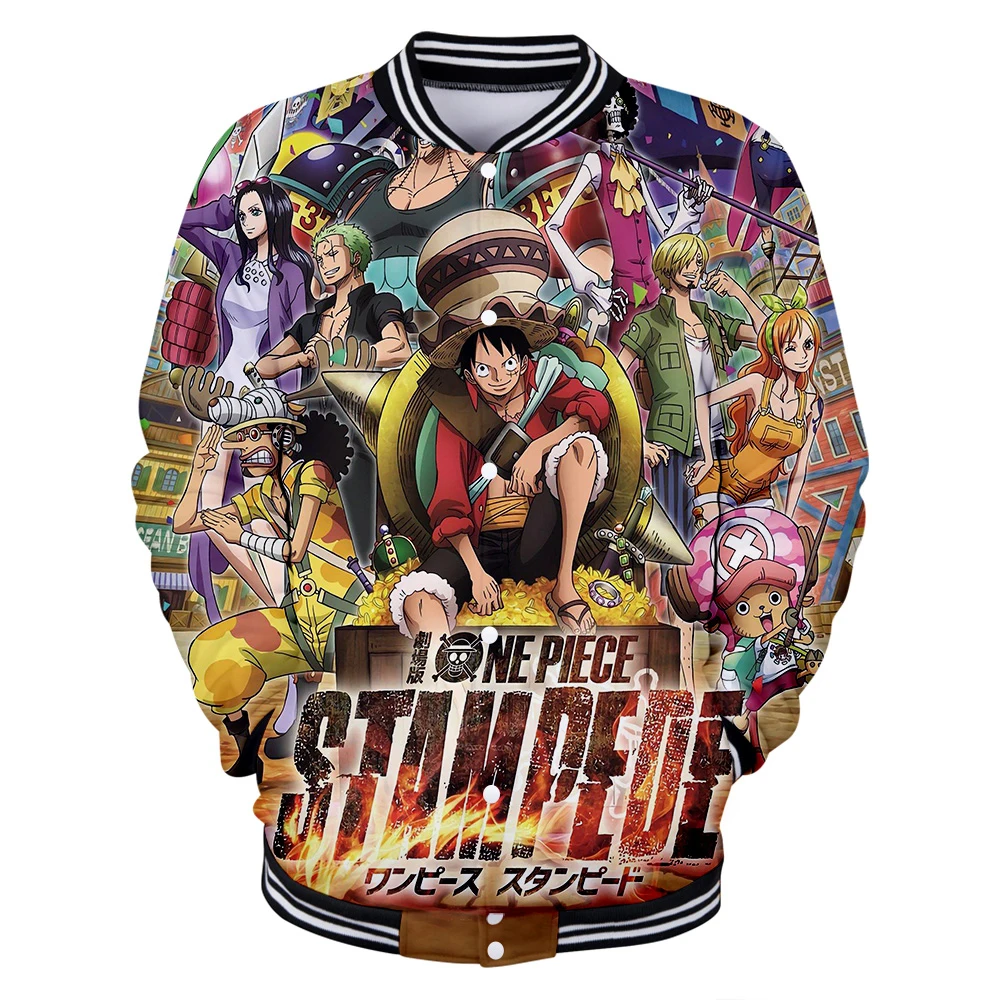 Мужские толстовки с капюшоном Аниме ONE PIECE STAMPEDE 3D Осень-зима 2019 Новые Топы