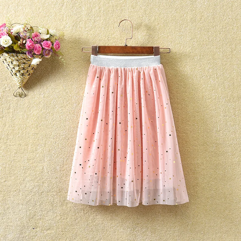 Юбка пачка для девочек на весну и осень милая детская фатиновая юбка принцессы