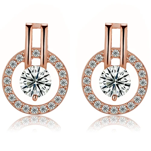 Роскошный стильный ювелирный набор подвеска колье цепочка ожерелье серьги