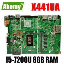 X441UA mainboard I5-7200U CPU 8GB RAM For ASUS X441UA X441UV X441UB X441UQ X441U A441U F441U Laptop Motherboard tested full ok