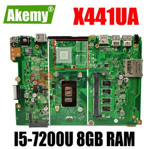 x441ua mainboard i5 7200u cpu 8gb ram for asus x441ua x441uv x441ub x441uq x441u a441u f441u laptop motherboard tested full ok free global shipping