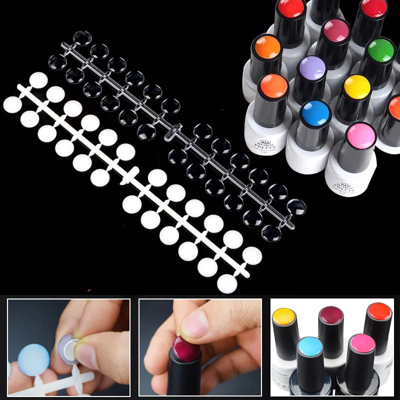120/шт лак для ногтей палочка бутылка цветная карта УФ дисплея диаграмма