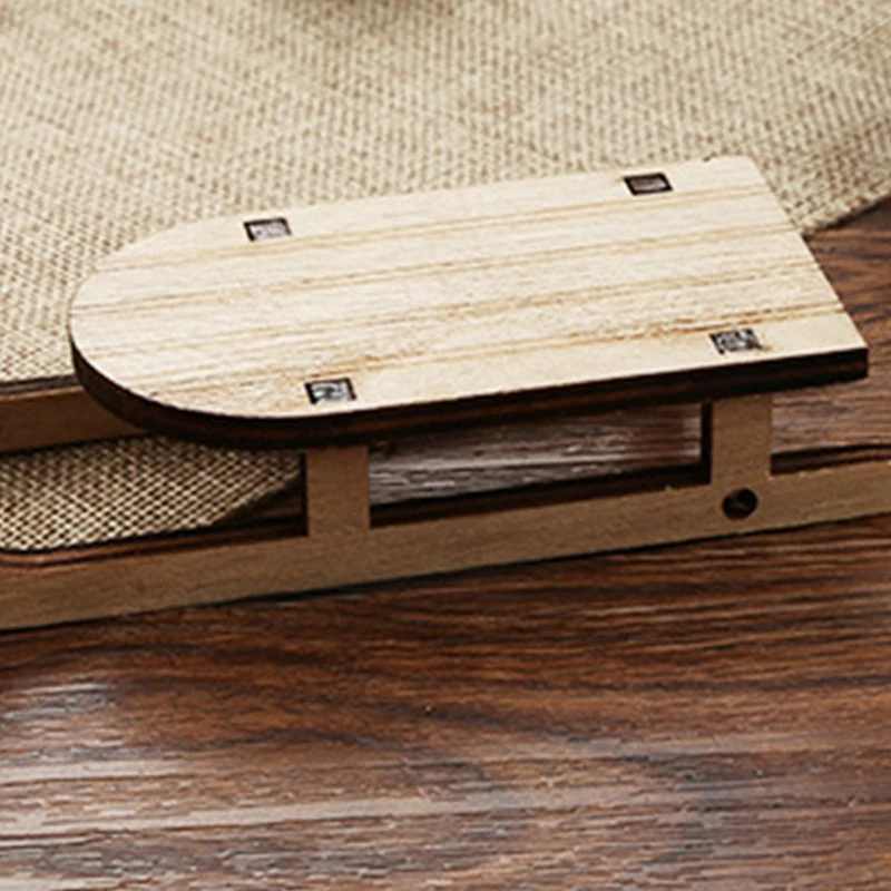 8 шт. Необычные нежные прочные практичные портативные Рождественские сани мини