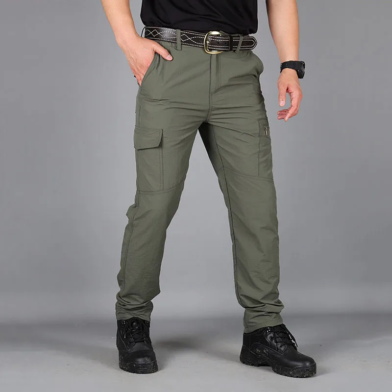 Мужские уличные городские тактические брюки водонепроницаемые быстросохнущие