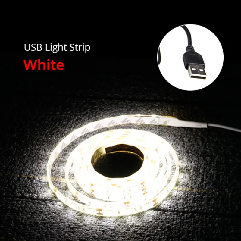 No Sensor white Ручной датчик развертки 5 В USB Светодиодная лента светильник RGB Диодная лента умный переключатель Светодиодная лента для шкафа ТВ ПОДСВЕТКА кухня украшение дома - Испускаемый цвет: No Sensor white