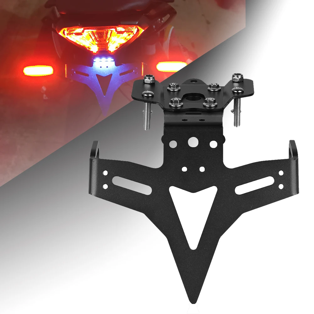 

Мотоцикл держатель номерного знака Fender ERegistration кронштейн для Yamaha FZ-07 хвост аккуратные 2013 2014 2015 2016 2017 FZ07 MT07 MT-07