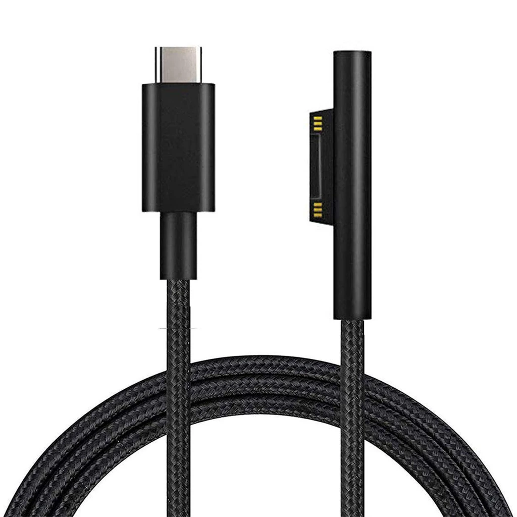 Зарядное устройство с магнитной головкой 1 5 м/1 м USB Type C 65 Вт 15 В 3 А кабель для