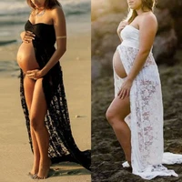 couples maternity photography lace dress props maxi maternity gown fancy shooting photo summer pregnant dress plus size