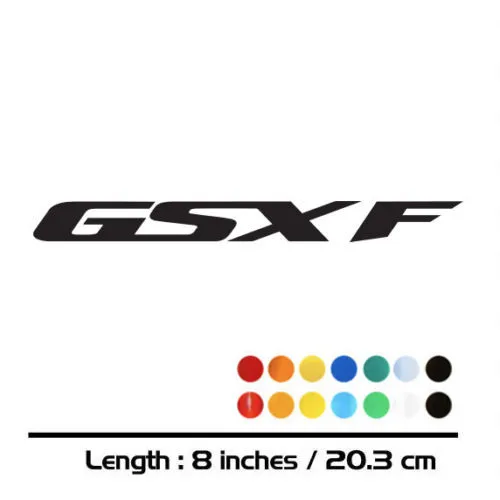 

2 X New Sales motorcycle bike Fuel tank Wheels Fairing notebook Luggage helmet MOTO Sticker decals For SUZUKI GSXF