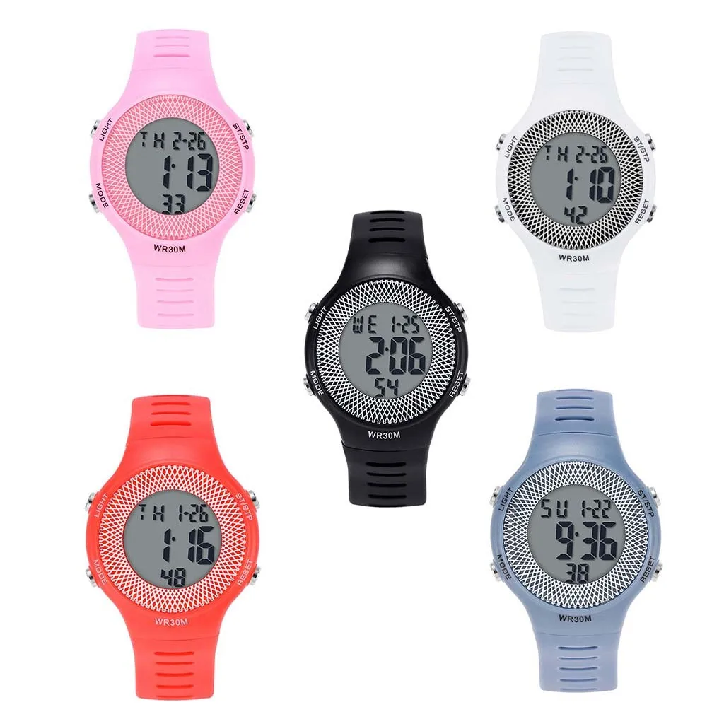 

Nice Unisex Boutique Simple Solid Color 30M Waterproof Electronic Watch Ladies Watch Wrist Watch Watches Ladies Girls Clock Gift