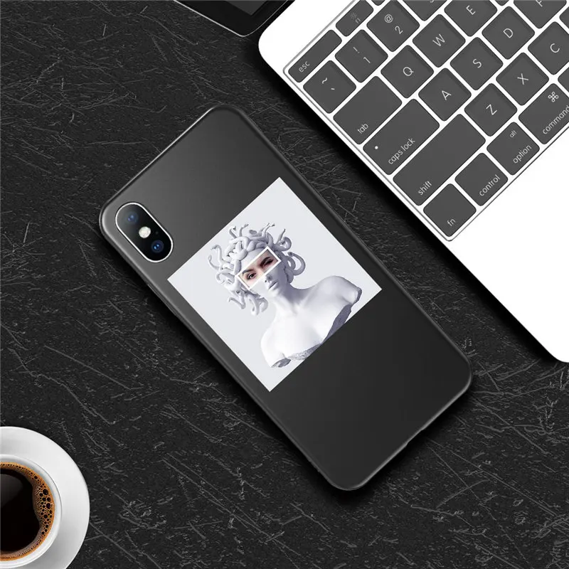 7776 Moskado смешное искусство абстрактный чехол для iPhone X XR XS Max 7 8 6 6s плюс 5 5S SE 10 Силиконовые чехлы статуя ТПУ Мягкая задняя крышка - Цвет: 7776