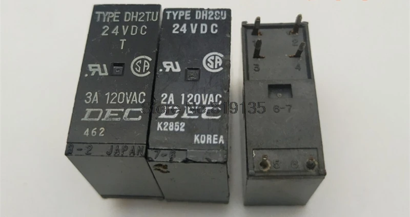 

РЕЛЕЙНЫЙ ТИП DH2TU 24 В постоянного тока, 24 В, тип DH2TU 3 А, 6-контактный фотоэлемент, 1 шт.