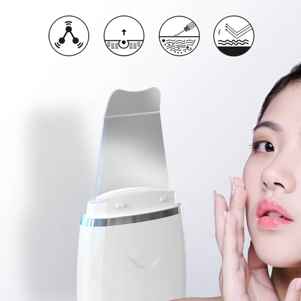 

Multi-function Pore Cleansing Instrument Ultrasonic Shoveling Machine Skin Ion Electric Beauty Instrument