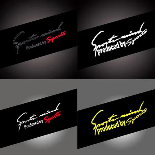 

Creativity Letter Car Stickers Racing Car Emblem Badge Decal Auto Automobile Bonnet Sticker Car-styling for Audi BMW Benz VW AMG