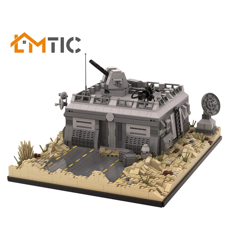 BuildMOC база звездных серий войн (Outpost) на татуировке строительные блоки сделай сам