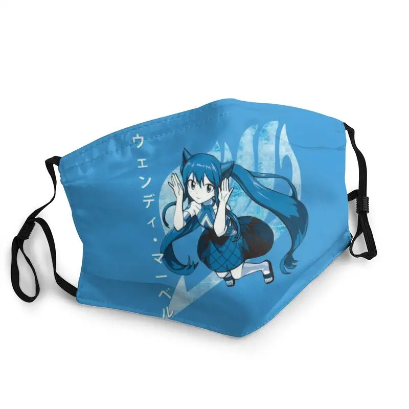 

Fairy Tail Mask Anti Haze Dustproof Adjustable Anime Manga Face Mask Protection Cover Men Respirator Mouth Muffle