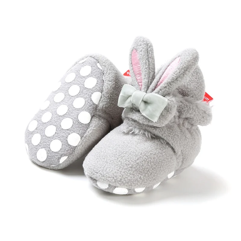 

Newborn Baby Socks Shoes Boy Girl Toddler First Walkers Booties Cotton Comfort Soft Anti-slip Warm Infant Crib Shoes