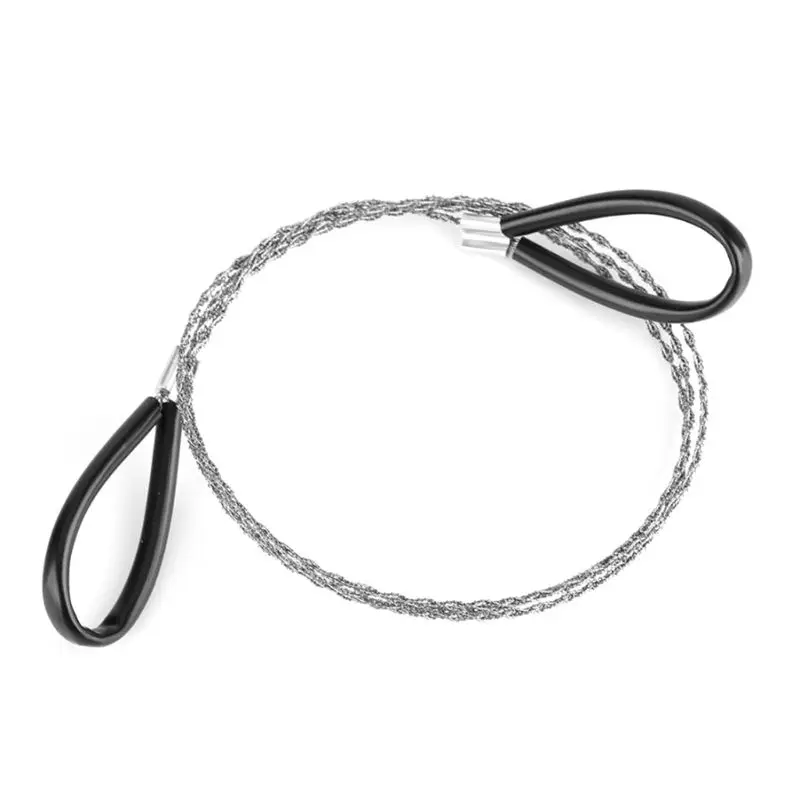 

74cm Length Steel Metal Manual Chain Saw Wire Saw Scroll Outdoor Emergency Travel Outdoor Camping Survival Tools