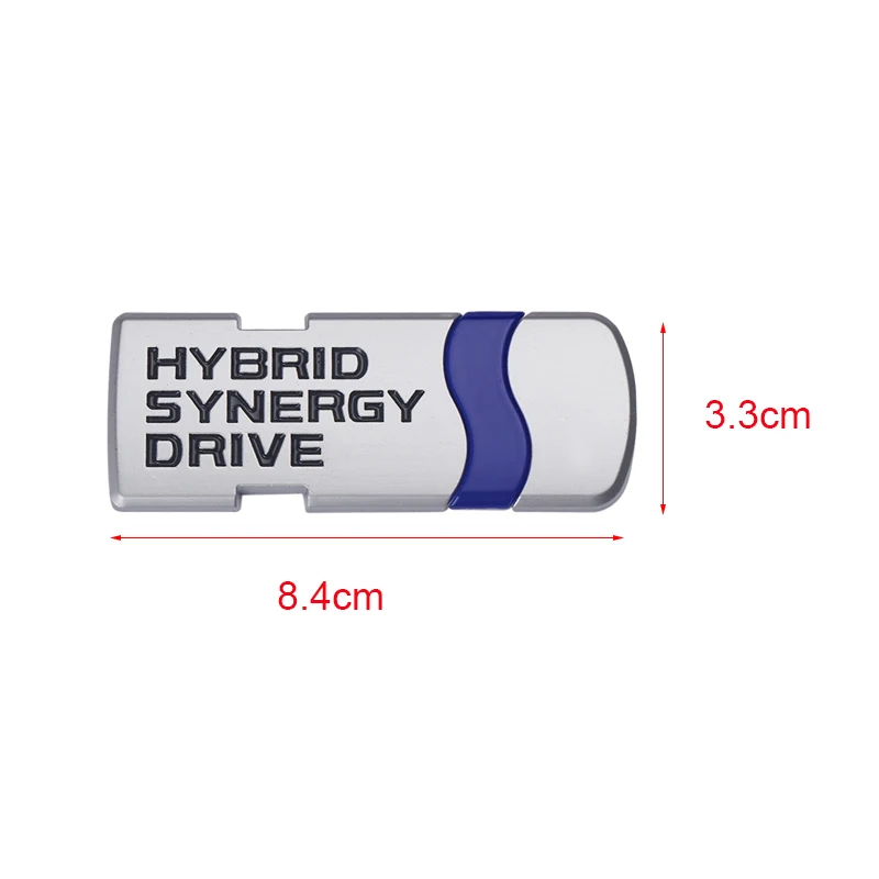 Автомобильный Стайлинг 3D металлический HYBRID Synergy Drive эмблема автомобиля средства