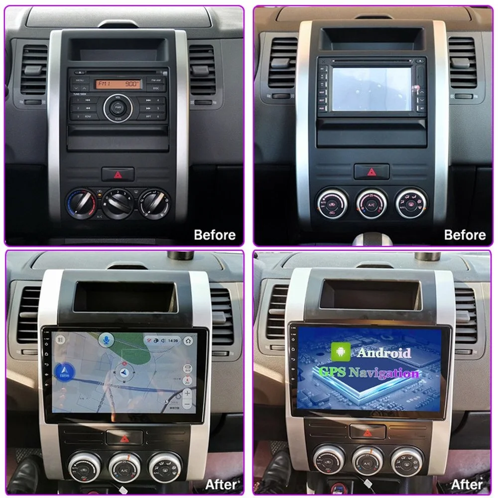 Автомобильный GPS-навигатор для NISSAN X-TRAIL 2008-2012 Радио Аудио Видео Мультимедиа с Wifi 4G